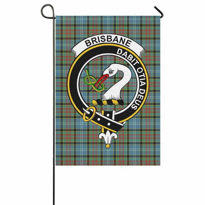 Scottish Brisbane Clan Crest Tartan Garden Flag Tartan Plaid 1