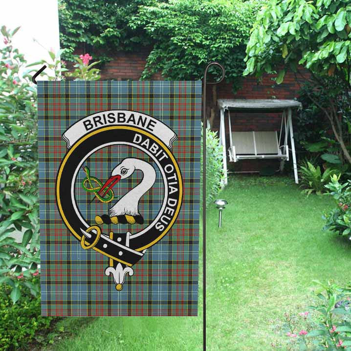 Scottish Brisbane Clan Crest Tartan Garden Flag Tartan Plaid 2