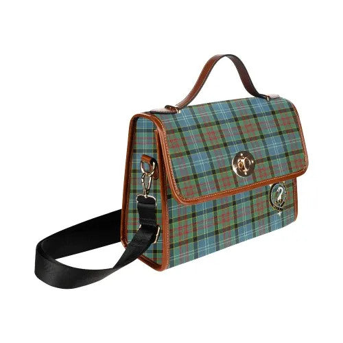 Scottish Brisbane Clan Crest Tartan Waterproof Canvas Bag Tartan Plaid 3