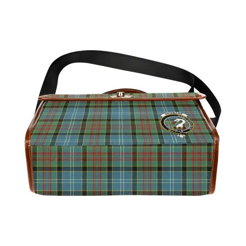Scottish Brisbane Clan Crest Tartan Waterproof Canvas Bag Tartan Plaid 5