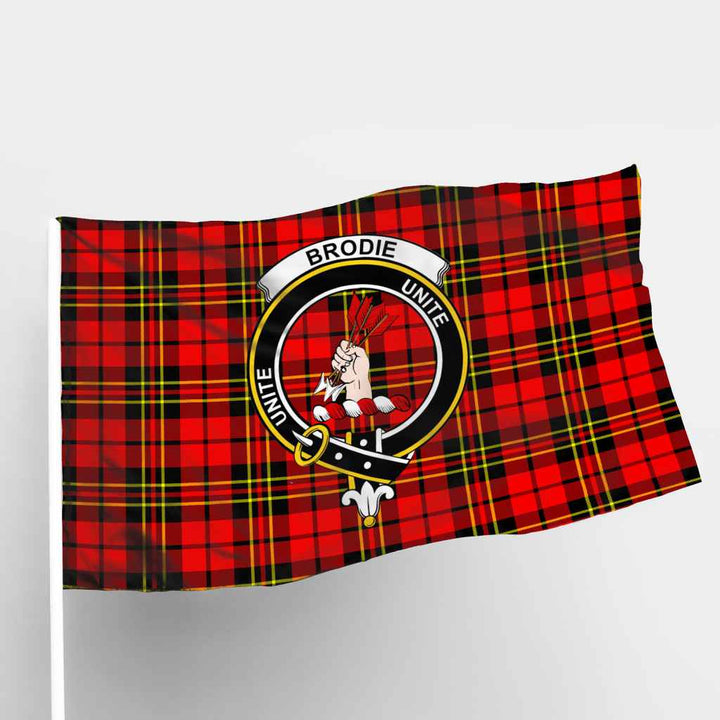 Scottish Brodie Clan Crest Tartan Flag Parade Tartan Plaid 1