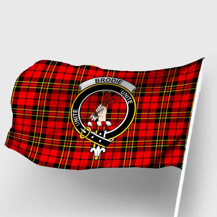 Scottish Brodie Clan Crest Tartan Flag Parade Tartan Plaid 2