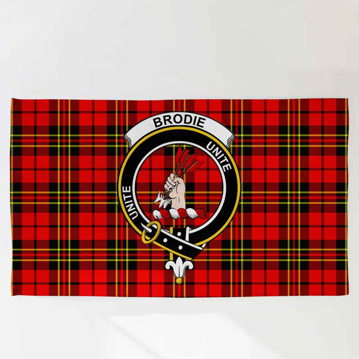Scottish Brodie Clan Crest Tartan Flag Parade Tartan Plaid 3