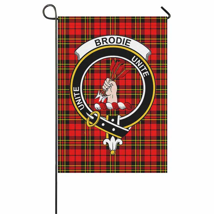 Scottish Brodie Clan Crest Tartan Garden Flag Tartan Plaid 1
