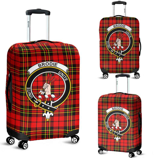Scottish Brodie Clan Crest Tartan Luggage Cover Tartan Plaid 1