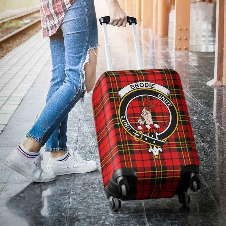 Scottish Brodie Clan Crest Tartan Luggage Cover Tartan Plaid 3