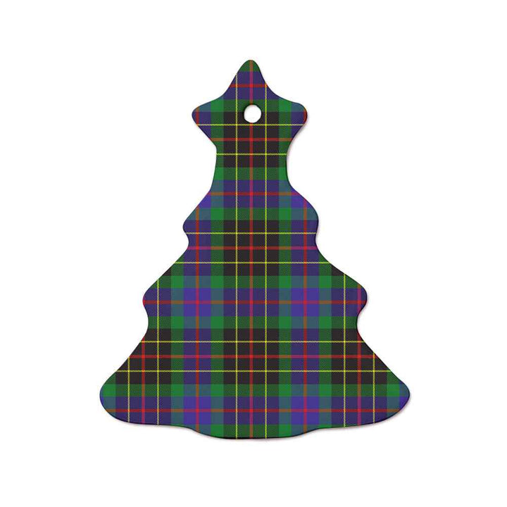 Scottish Brodie Hunting Modern Clan Tartan Ceramic Ornament  Tree Shape Tartan Plaid