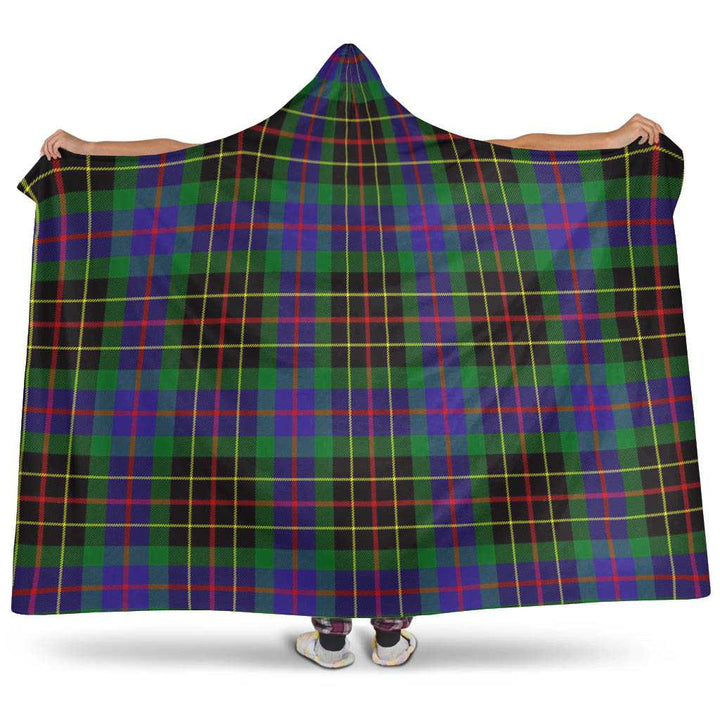 Scottish Brodie Hunting Modern Clan Tartan Hooded Blanket Tartan Plaid 1