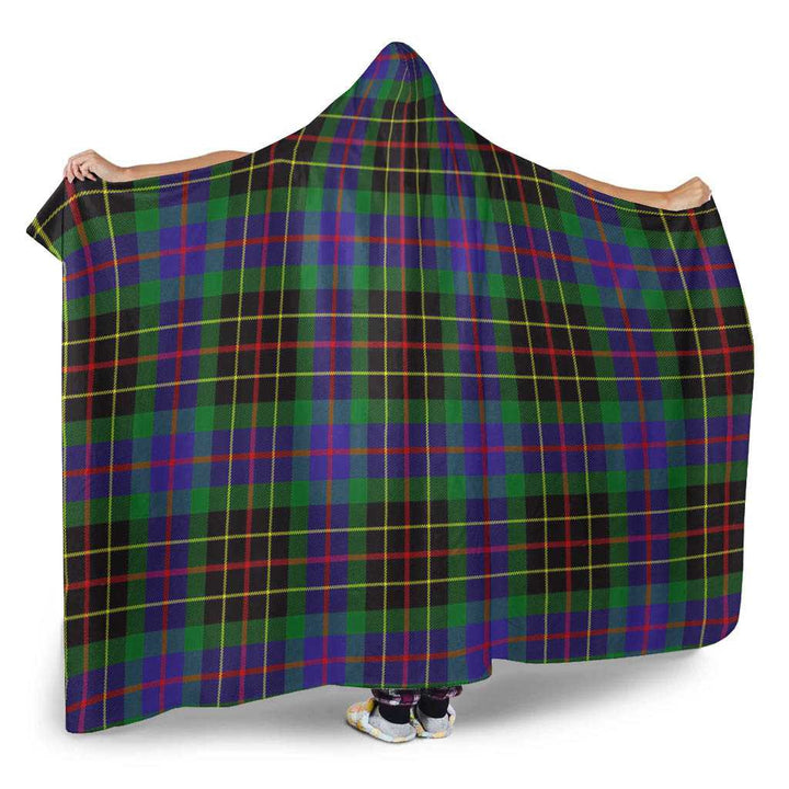 Scottish Brodie Hunting Modern Clan Tartan Hooded Blanket Tartan Plaid 2