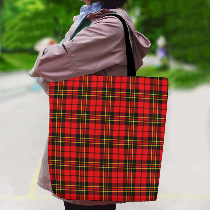 Scottish Brodie Modern Clan Tartan Canvas Bag With Shoulder Strap Tartan Plaid 2