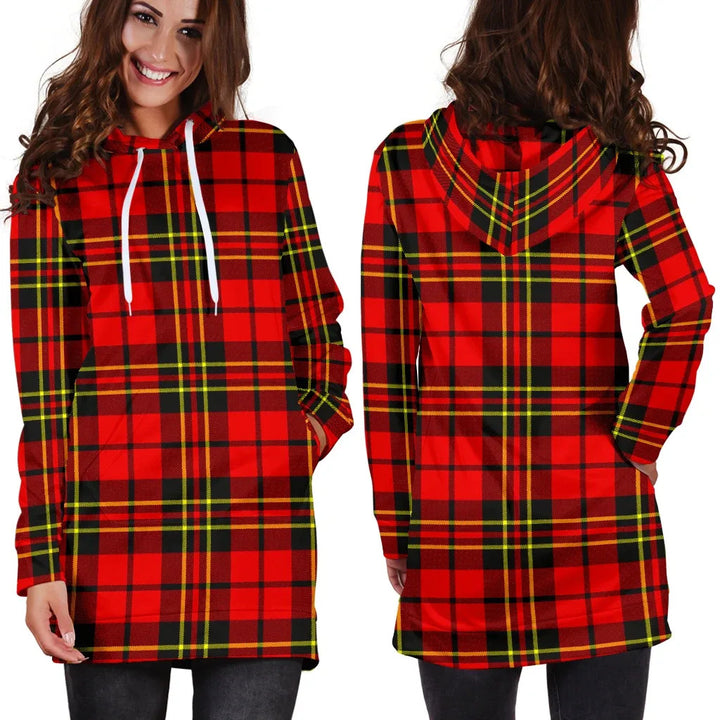 Scottish Brodie Modern Clan Tartan Hoodie Dress