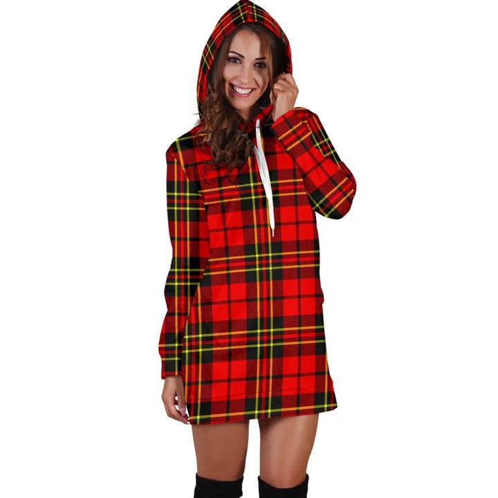 Scottish Brodie Modern Clan Tartan Hoodie Dress