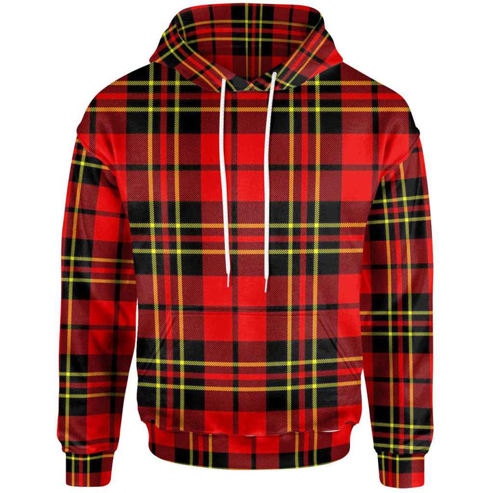 Scottish Brodie Modern Clan Tartan Hoodie Front Side Tartan Plaid