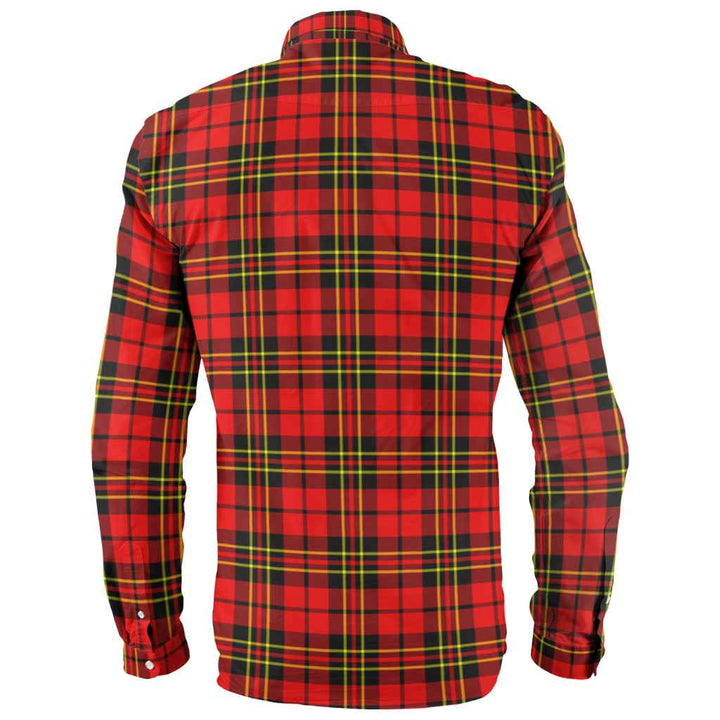 Scottish Brodie Modern Clan Tartan Long Sleeve Shirt Back Side Tartan Plaid