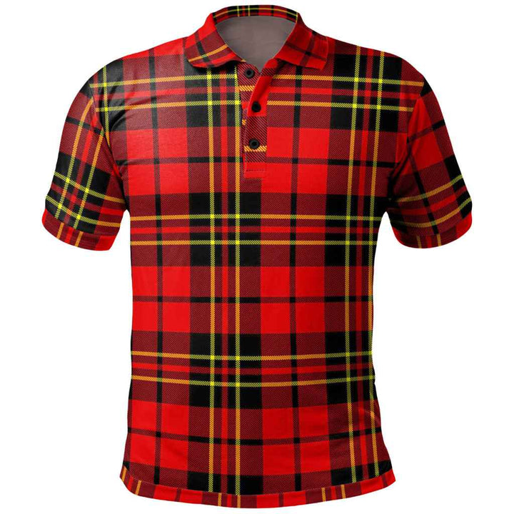 Scottish Brodie Modern Clan Tartan Polo Shirt Front Side Tartan Plaid