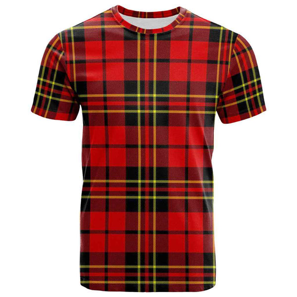 Scottish Brodie Modern Clan Tartan T-Shirt Front Side Tartan Plaid