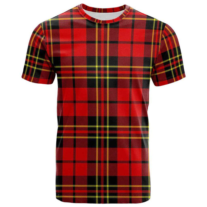 Scottish Brodie Modern Clan Tartan T-Shirt Front Side Tartan Plaid