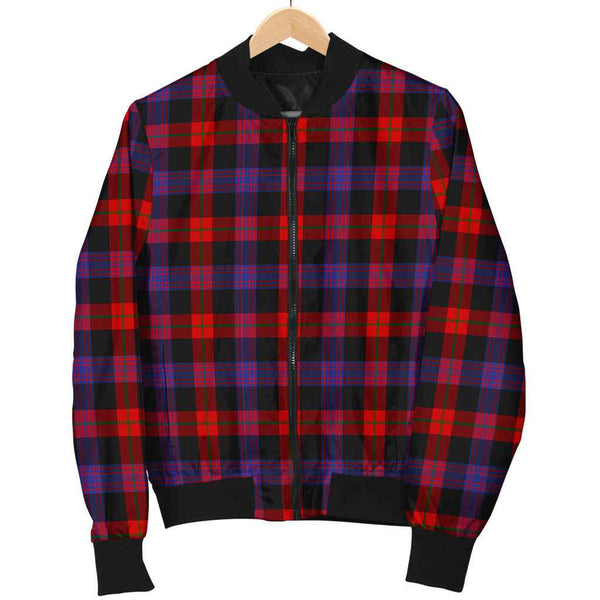 Scottish Brown Modern Clan Tartan Bomber Jacket Tartan Plaid 1