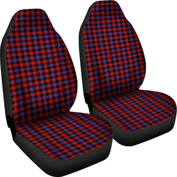 Scottish Brown Modern Clan Tartan Car Seat Covers 4