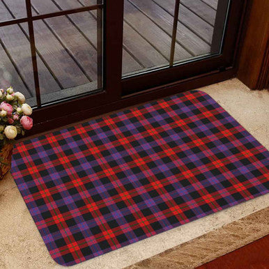 Scottish Brown Modern Clan Tartan Door Mat Tartan Plaid 1