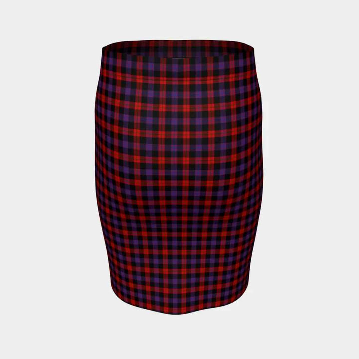 Scottish Brown Modern Clan Tartan Fitted Skirt Tartan Plaid 4