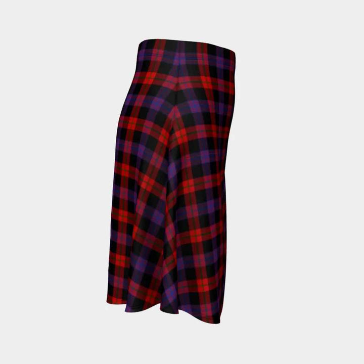Scottish Brown Modern Clan Tartan Flare Skirt Tartan Plaid 3