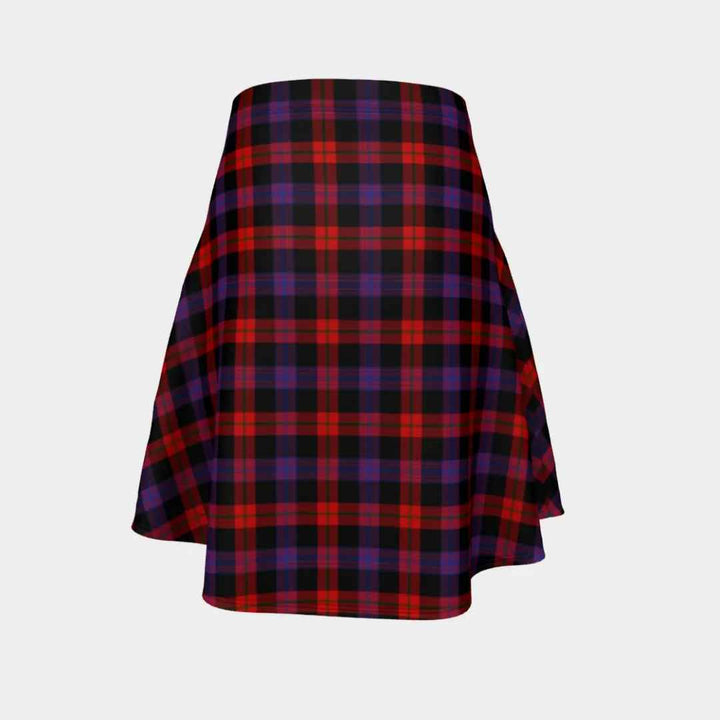 Scottish Brown Modern Clan Tartan Flare Skirt Tartan Plaid 4