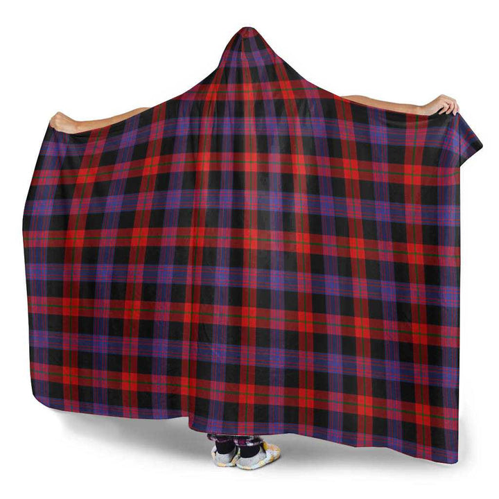 Scottish Brown Modern Clan Tartan Hooded Blanket Tartan Plaid 3