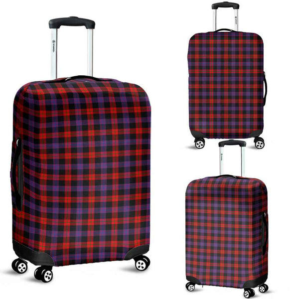 Scottish Brown Modern Clan Tartan Luggage Cover Tartan Plaid 1