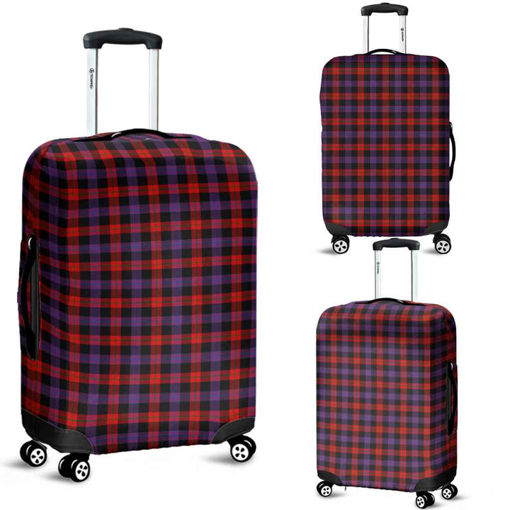 Scottish Brown Modern Clan Tartan Luggage Cover Tartan Plaid 1