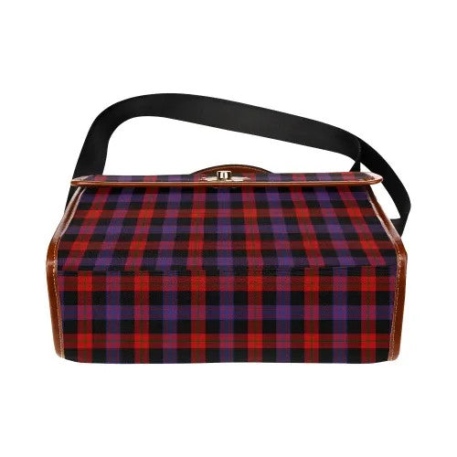 Scottish Brown Modern Clan Tartan Waterproof Canvas Bag Tartan Plaid 5