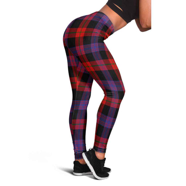 Scottish Brown Modern Clan Tartan Women Leggings Tartan Plaid 1
