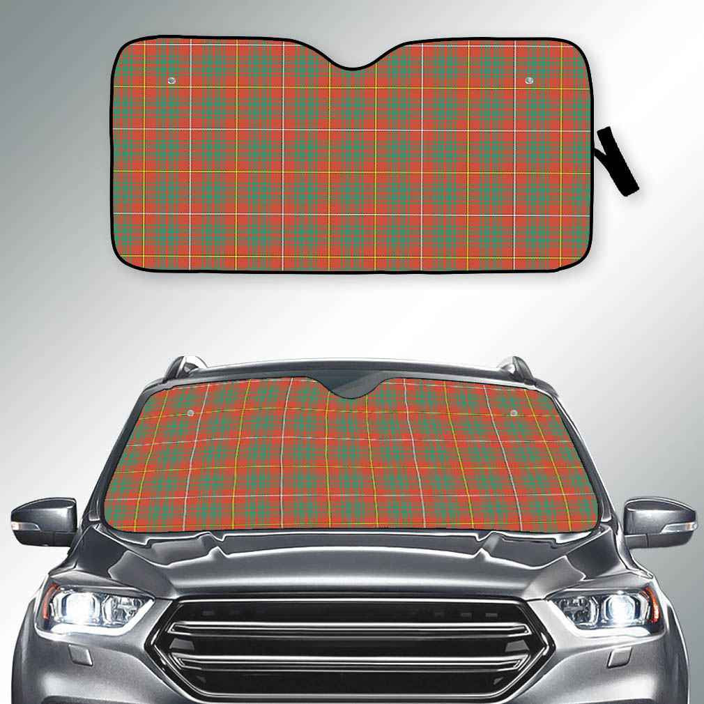 Scott Black White Modern Tartan Car Sun Shade - 2 Pieces main image 0
