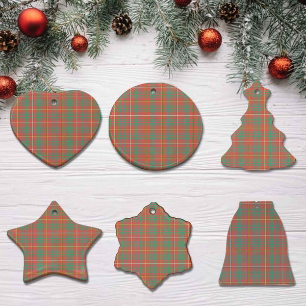 Scottish Bruce Ancient Clan Tartan Ceramic Ornament All Tartan Plaid