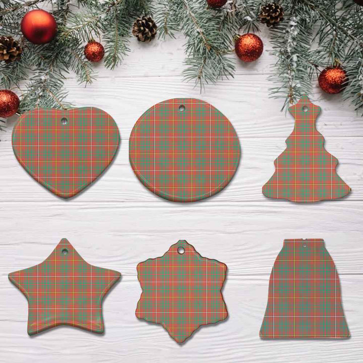 Scottish Bruce Ancient Clan Tartan Ceramic Ornament All Tartan Plaid