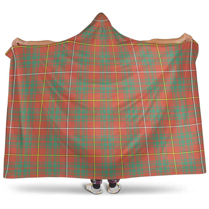 Scottish Bruce Ancient Clan Tartan Hooded Blanket Tartan Plaid 1