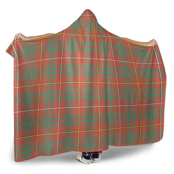 Scottish Bruce Ancient Clan Tartan Hooded Blanket Tartan Plaid 2