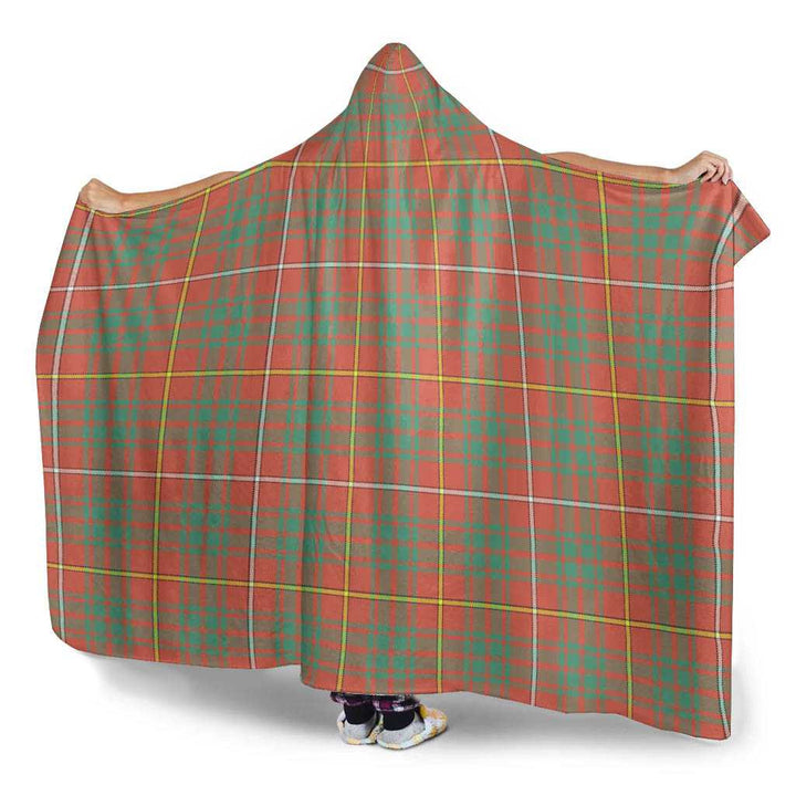 Scottish Bruce Ancient Clan Tartan Hooded Blanket Tartan Plaid 3