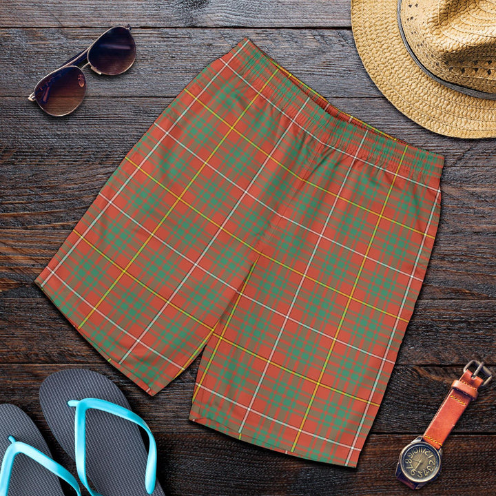 Scottish Bruce Ancient Clan Tartan Men's Shorts