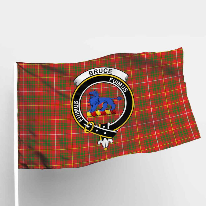 Scottish Bruce Clan Crest Tartan Flag Parade Tartan Plaid 1