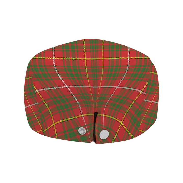 Scottish Bruce Clan Crest Tartan Flat Cap Tartan Plaid 4
