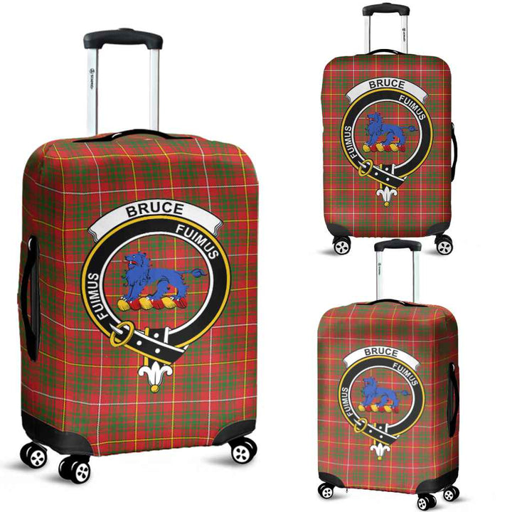 Scottish Bruce Clan Crest Tartan Luggage Cover Tartan Plaid 1