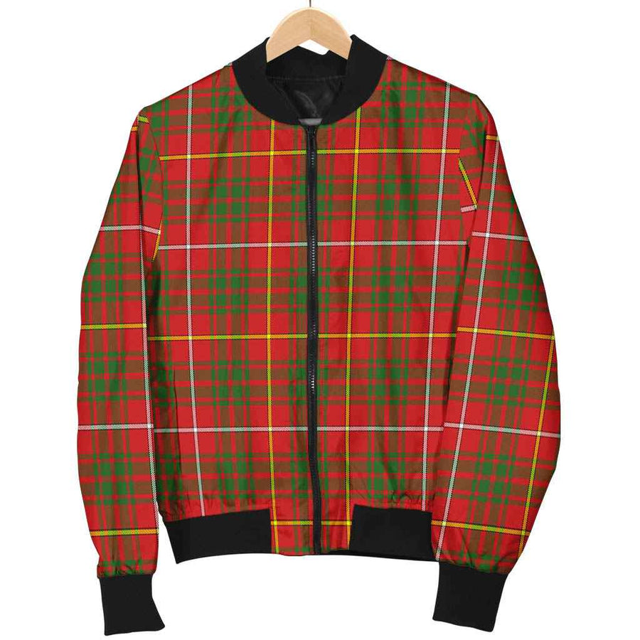 Scottish Bruce Modern Tartan Bomber Jacket Tartan Plaid 1