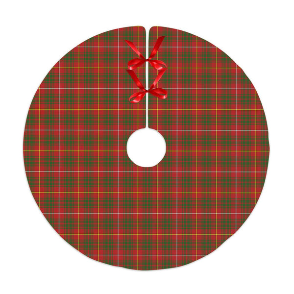 Scottish Bruce Modern Clan Tartan Christmas Tree Skirt No Tassels 1 Tartan Plaid