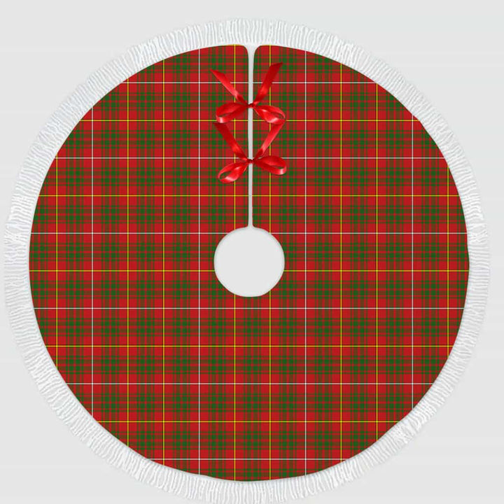 Scottish Bruce Modern Clan Tartan Christmas Tree Skirt Tassels 1 Tartan Plaid