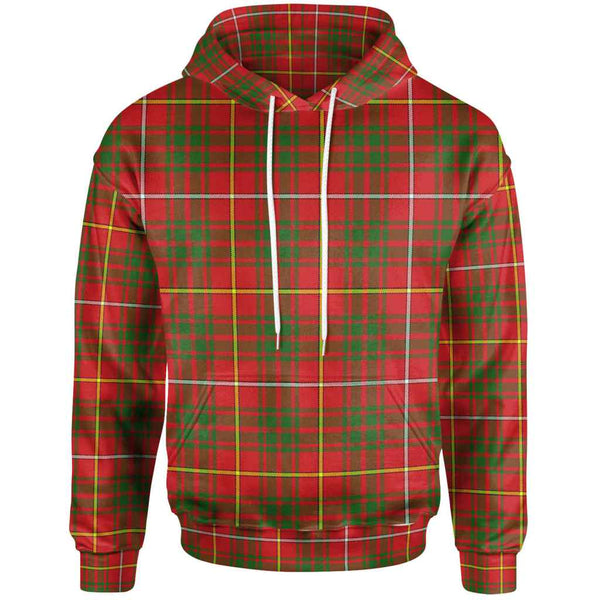 Scottish Bruce Modern Clan Tartan Hoodie Front Side Tartan Plaid