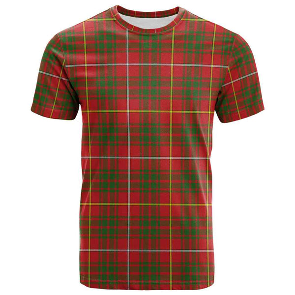 Scottish Bruce Modern Clan Tartan T-Shirt Front Side Tartan Plaid