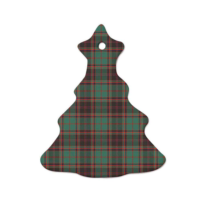 Scottish Buchan Ancient Clan Tartan Ceramic Ornament  Tree Shape Tartan Plaid