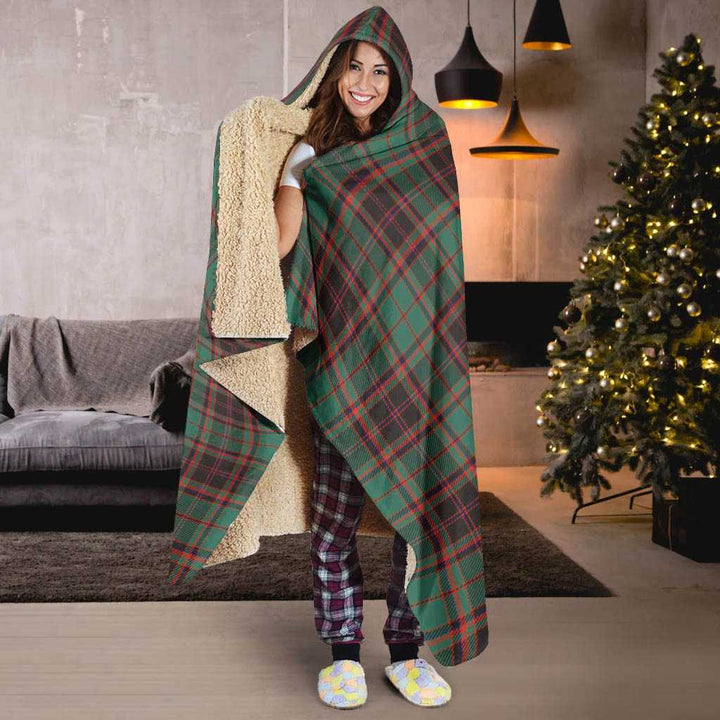 Scottish Buchan Ancient Clan Tartan Hooded Blanket Tartan Plaid 6