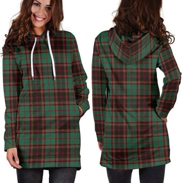 Scottish Buchan Ancient Clan Tartan Hoodie Dress